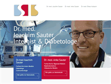 Tablet Screenshot of dr-sauter-wangen.de